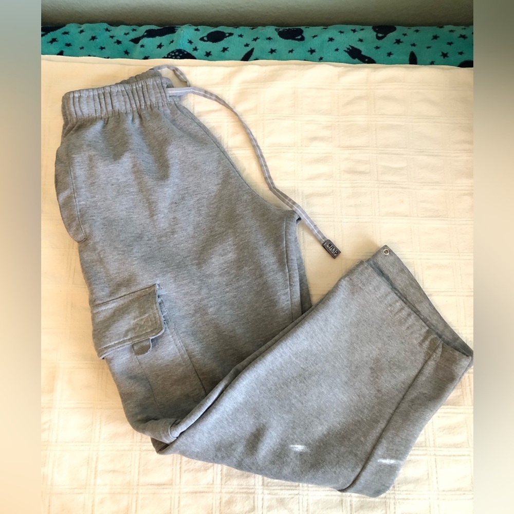 ProClub Gray Sweatpants men Small